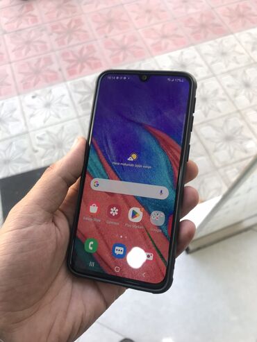 samsung galaxy a51: Samsung Galaxy A40, 64 GB, rəng - Qara, Sensor, Barmaq izi, İki sim kartlı