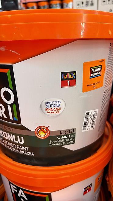 Внутренняя отделка: Силиконовая фасадная краска Fawori (Fawori Silikonlu Exterior Paint) — 2