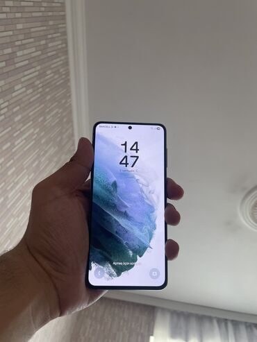 Samsung: Samsung Galaxy S21 5G, 128 GB, rəng - Qara, Sensor, Barmaq izi, Simsiz şarj