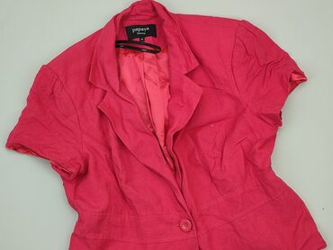 eleganckie czerwona bluzki: Піджак жіночий Papaya, 4XL, стан - Дуже гарний