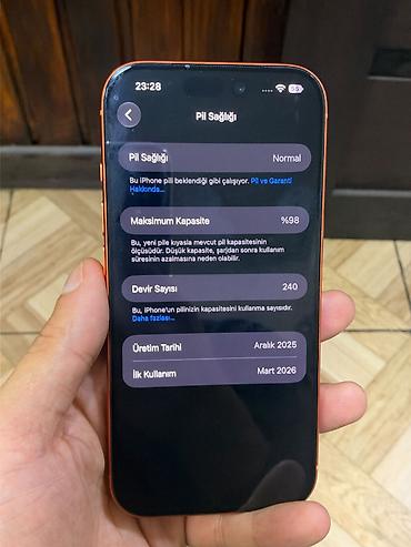 iphone 17 pro işlənmiş: IPhone 17 Pro, 256 GB, Narıncı, Face ID — 7