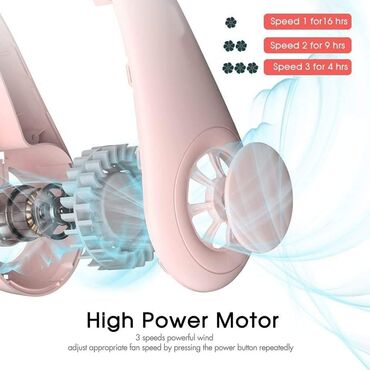 Mini prenosivi ventilatori: Cena 1.700 dinara Mini prenosivi ventilator za vrat bez lopatica USB — 3