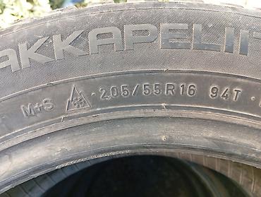 Шиналар жана дисктер: РАЗМЕР: 205.55.16 Шипованные зимние шины комплект 4 шт. - Размер — 3