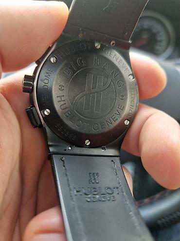 Qol saatları: İşlənmiş, Qol saatı, Hublot, rəng - Qara — 1