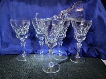 Čaše: Case nove kristal duvano staklo za vino,nemacke 70te. Case — 5