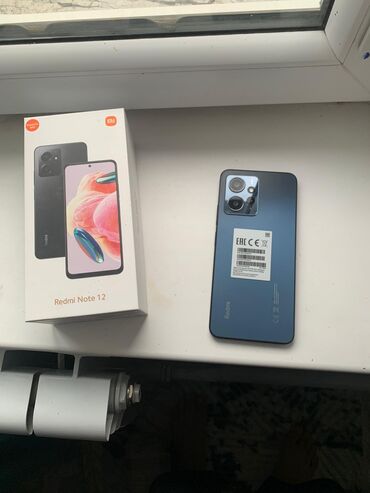 для ремонта телефон: Xiaomi, Redmi Note 12, Б/у, 128 ГБ, цвет - Синий, 2 SIM