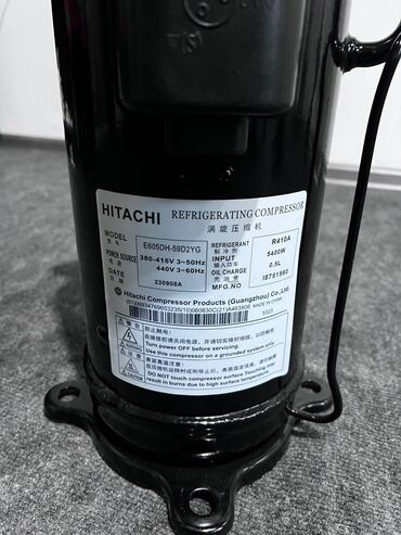 Digər məişət texnikası: Hitachi kompressoru satılır Model: Hitachi E605DH-59D2YG 380-415V