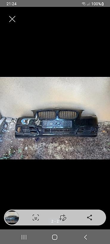 BMW üçün ön bufer satılır. Şəkildə göründüyü kimi bufer qara rəngdədir