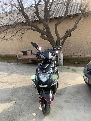 Скутеры: Скутер Skillmax, черный, с богатым комплектом освещения и туристским — 3