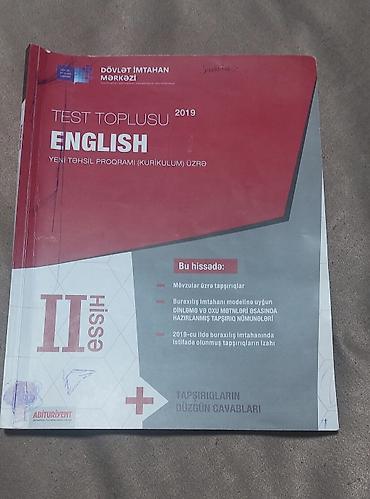 Testlər: İngilis dili Testlər 11-ci sinif, DİM, 2-ci hissə, 2019 il — 2