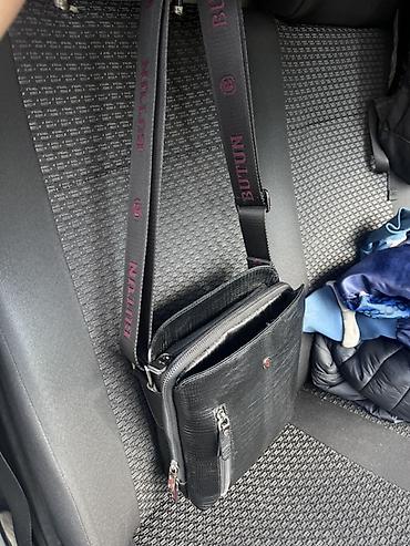 турция шарф: Мужская сумка через плечо BUTUN. Матовый С красным ремешком Торга — 1