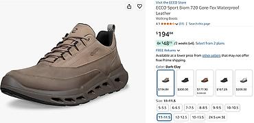 ecco кроссовки: Продаю новые мужские кроссовки ECCO Sport Biom 720 Gore-Tex Waterproof — 3