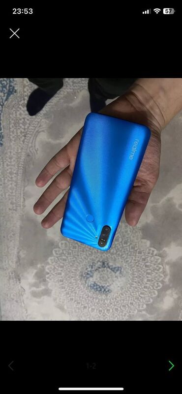 Realme: Realme C3, Б/у, 2 GB, цвет - Синий, 2 SIM