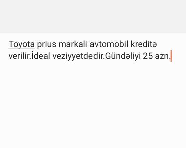 prius amortizator: Toyota prius markalı avtomobil kreditə verilir