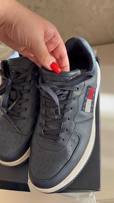 hilfiger: Tommy Jeans kişi idman ayaqqabısı - Model: Tommy Jeans Leather Runner — 4