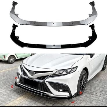 чехол для машына: Продается передняя накладка На TOYOTA CAMRY 70 Цвет имитация карбона