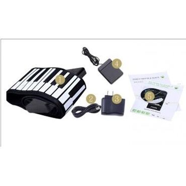 Пианино: Раскладное гибкое пианино на 61/88 клавиш со встроенной колонкой — 4