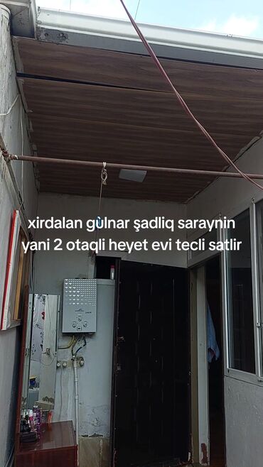 Kirayə evlər: Xırdalan, Gül­nər Şadlıq Sarayının yanı – 2 otaqlı həyət evi