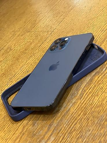 apple m4: IPhone 12 Pro Max, Б/у, 128 ГБ, Pacific Blue, Чехол, 87 % — 2