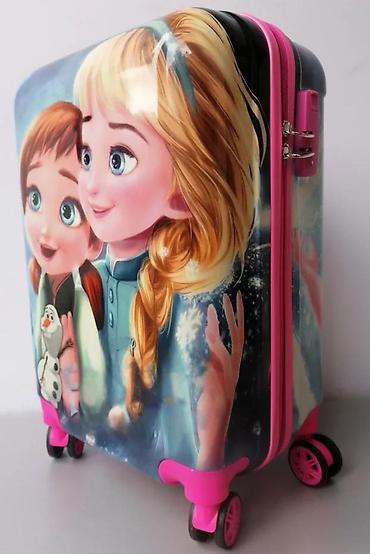 ljuba lukic deca: Dečji kofer na točkiće – motiv inspirisan crtaćem Frozen - Tvrda — 5