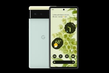Google Pixel 6, Б/у, 128 ГБ, цвет - Зеленый, 1 SIM