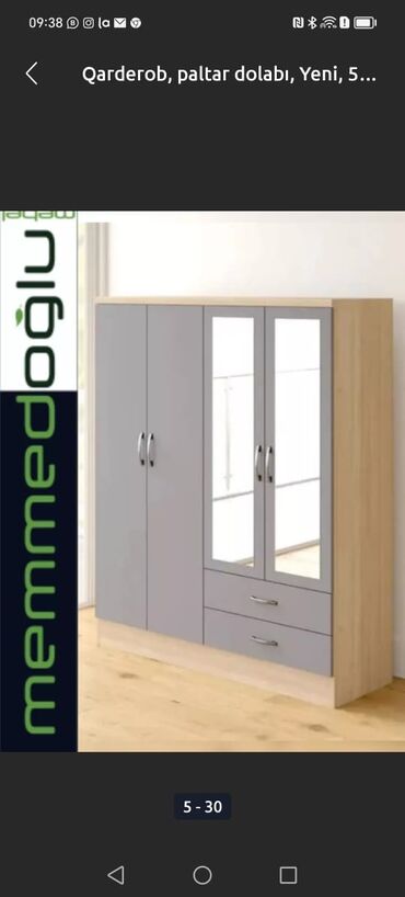 Dolablar: Yeni, Düz dolab, Dolab-asılqan — 8