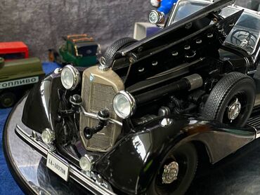 Avtomobil modelləri: Коллекционная модель Mercedes-Benz 770K Pullman W150 Black 1938 Road — 8