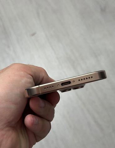 Apple iPhone: IPhone 16 Pro, 256 GB, Desert Titanium, Zəmanət, Simsiz şarj, Face ID — 4