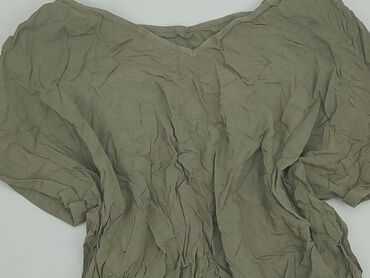 khaki t shirty: T-shirt, 2XL (EU 44), condition - Fair