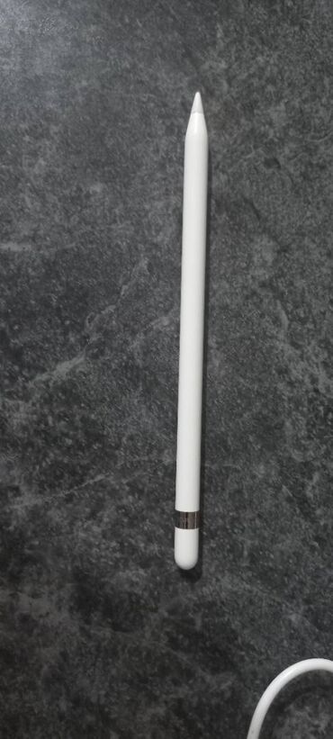 telefon üçün qələm: Orginal Apple pencil 1st generation, ağ rəng. Apple pencil 1-ci nəsil
