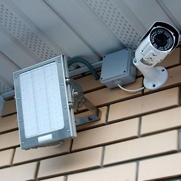 socket 1155: Уличный комплект: светодиодный прожектор + видеокамера наблюдения - — 1