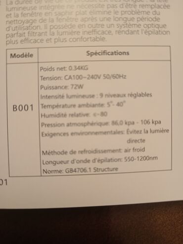 Lazer epilyatorları: Lazer epilyatoru portativni. Təzədir. Originaldır. Sifarişlə -da lalafo.az — 4 Lazer epilyatorları: Lazer epilyatoru portativni. Təzədir. Originaldır. Sifarişlə — 4