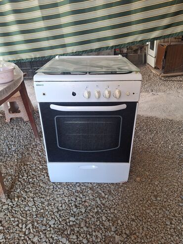 işlənmiş qaz peci: Plitə Beko, Qazlı, Quraşdırılan, 4 gözlü, İşlənmiş