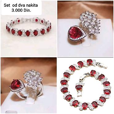 bata kozne torbe: Elegantni posrebreni set od hirurskog čelika sa žigom S925 od dva — 3