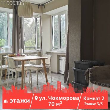 Продажа квартир: 2 комнаты, 70 м², Индивидуалка, 3 этаж, Евроремонт