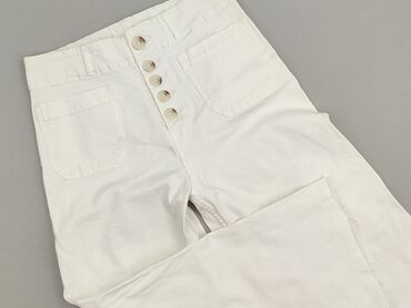 jeansy dla puszystych pań: Stradivarius, Spodnie materiałowe damskie, rozmiar L