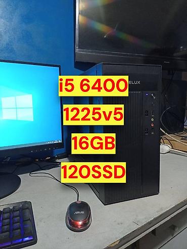 Настольные ПК и рабочие станции: Компьютер, ядер - 4, ОЗУ 16 ГБ, Для работы, учебы, Новый, Intel Core i5, SSD — 1