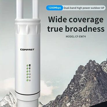 kablosuz wifi modem: Wifi siqnal gücləndirici Wi-Fi AC1200 küçə təkrarlayıcısı, router