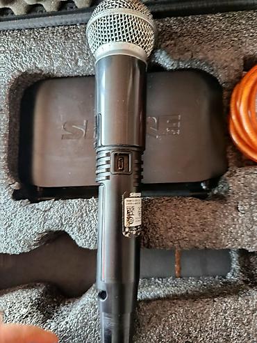 əşyaları: SHURE GLXD24 SM58 SHURE SUPER vəziyətdədi üç ayın mikrafondu təcili — 6