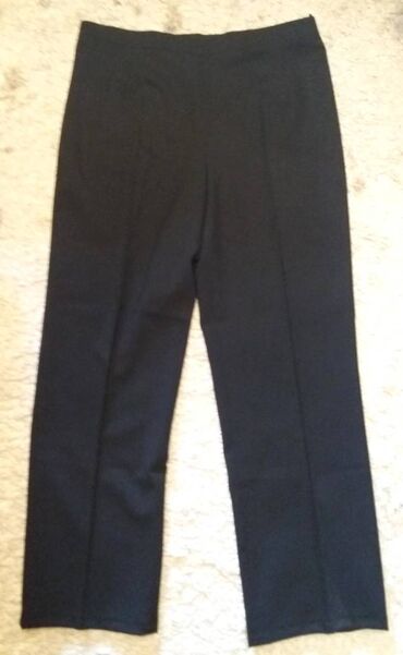 zenske elegantne pantalone za punije dame: 6XL (EU 52), Normalan struk, Ravne nogavice