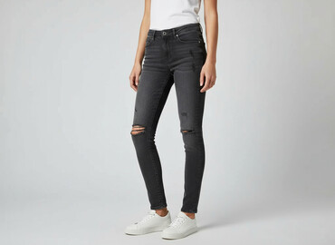 river island marynarka damska: River Island, Jeansy damskie, rozmiar L