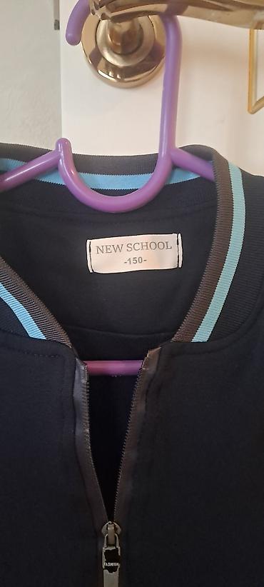Детский мир: Uşaq üçün “NEW SCHOOL” brendi zipli jaket .Az istifade olunub ter — 3