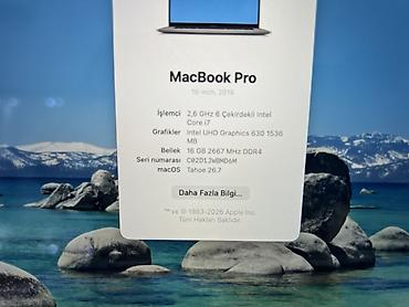 Apple MacBook: Apple Macbook Pro A2141 Intel Core i7 2.6GHz RAM 16GB DDR4 SSD 512GB — 9