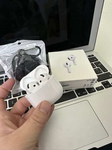 кейс для айрподс: Вкладыши, Apple, Новый, Беспроводные (Bluetooth), Классические