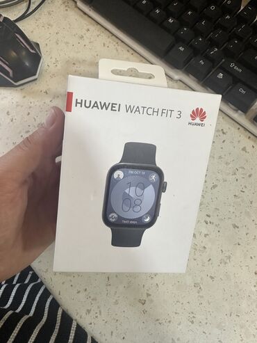 apple watch 4 44: Yeni, Smart saat, Huawei, Аnti-lost, rəng - Qara