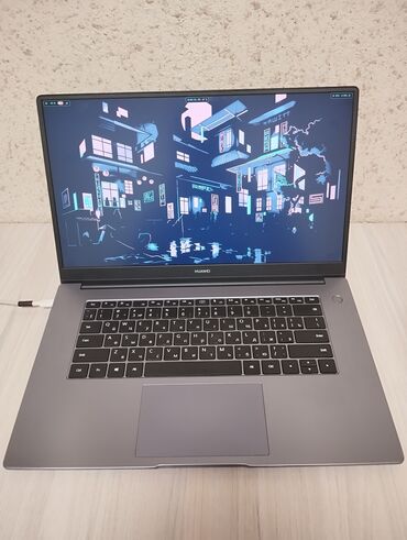 хуавей мейт бук 13: Ноутбук, Huawei, 8 ГБ ОЗУ, AMD Ryzen 5, 15.6 ", Б/у, Для работы, учебы, память SSD