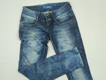 jeansy w paski: Jeans, XS (EU 34), condition - Good