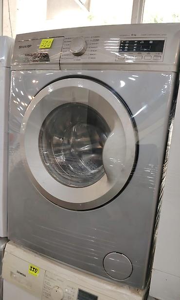 Sharp paltaryuyan maşın, ön yükləməli model. 6 kq yuma tutumuna