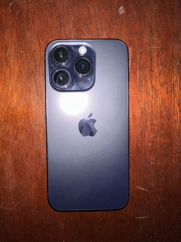 мобильные телефоны айфон: IPhone 14 Pro, Б/у, 128 ГБ, Deep Purple, Коробка, 84 %
