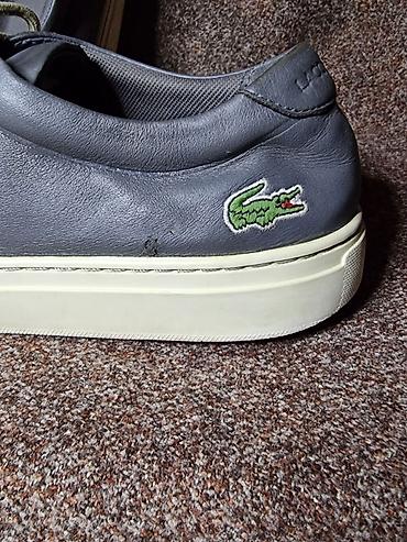 Кроссовки и спортивная обувь: Мужские кроссовки, 42, Lacoste, Б/у, цвет - Серый, Самовывоз — 2